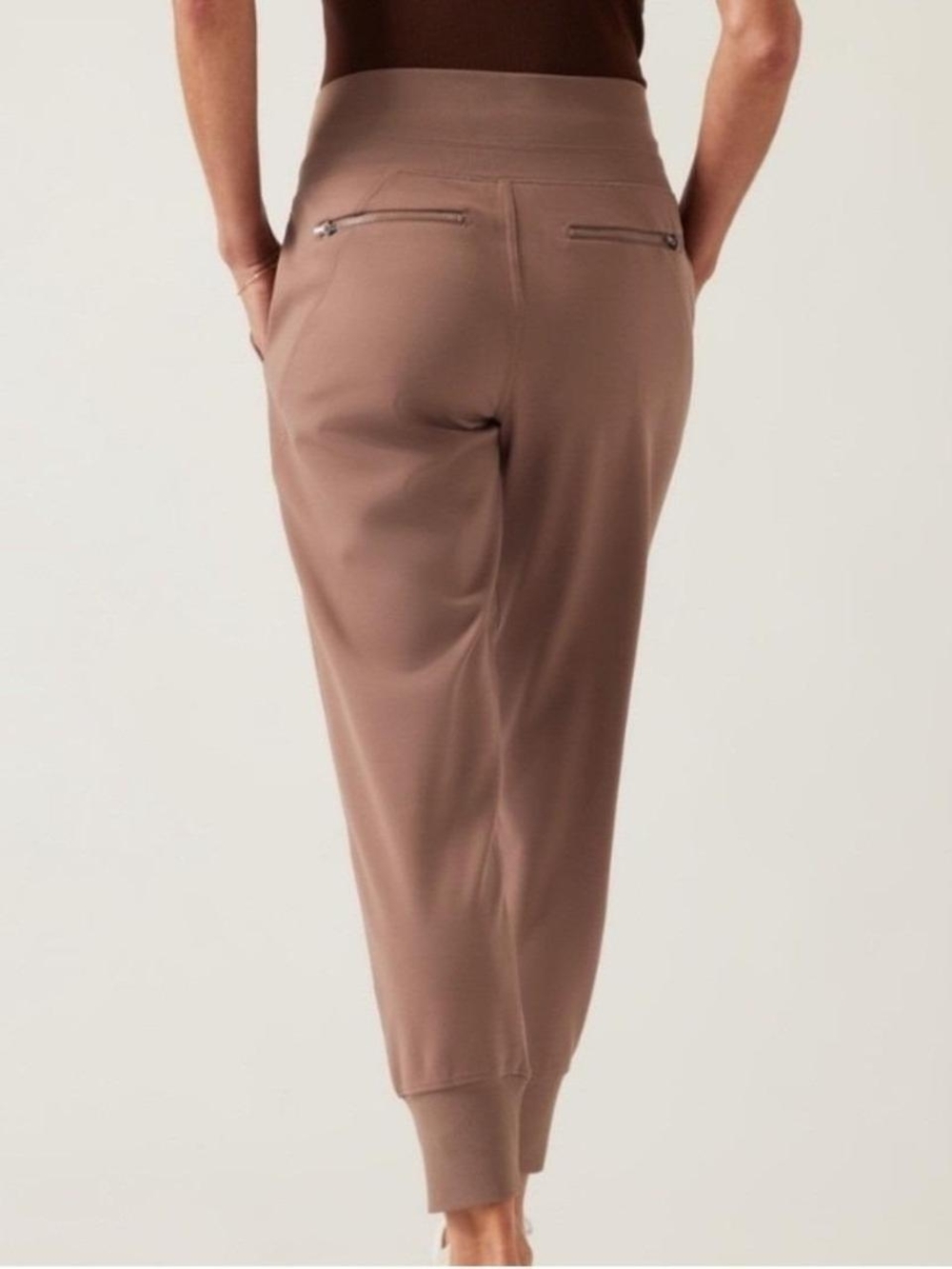 Athleta Venice High Rise Jogger Rustic Beige - Picture 2 of 8